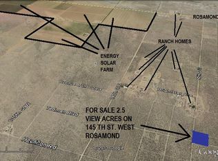 145th St. West, WEST ROSAMOND, CA 93560