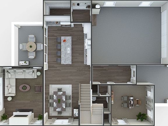 Johnson Pond First Floor 3D Floor Plan