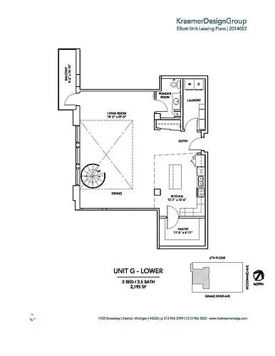 Floor plan The Grand River