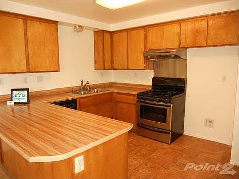 Kitchen with tile floor