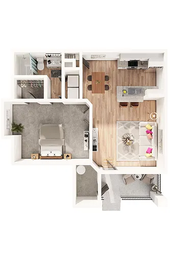 Floor plan Santiago