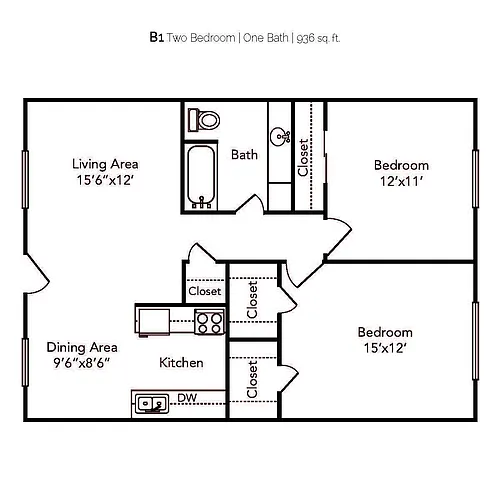 Floor plan B1