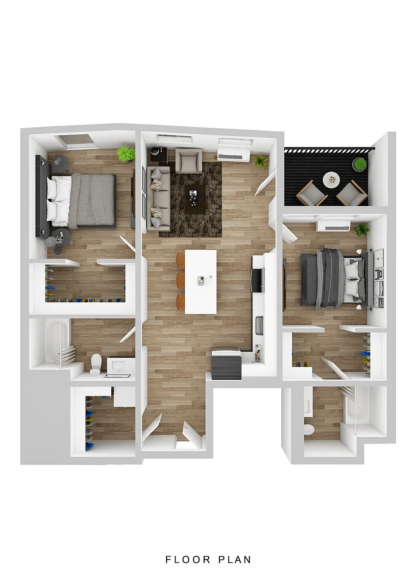 Floor plan Sitka - 2 Bed B3