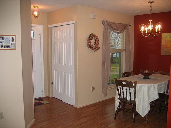 Enter through the vestibule