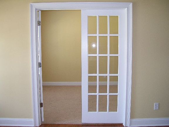 French doors on Study