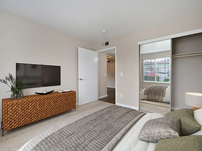 Bedroom In The 1 Bedroom Floor Plan