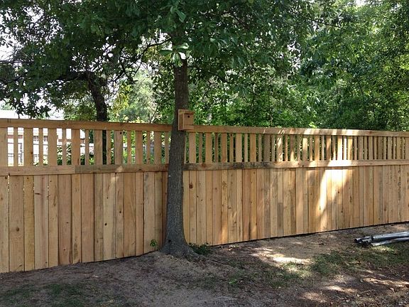 Cypress fence