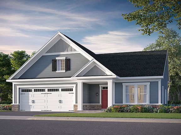 Elevation 2 of the Picasso III a home design at Lakeside at Trappe by Brookfield Residential