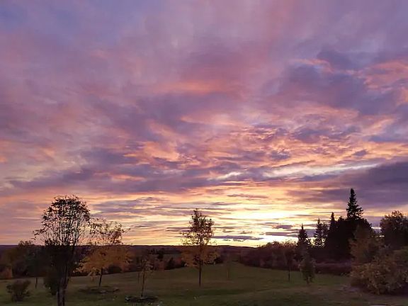 A typical sunset from the backdeck
