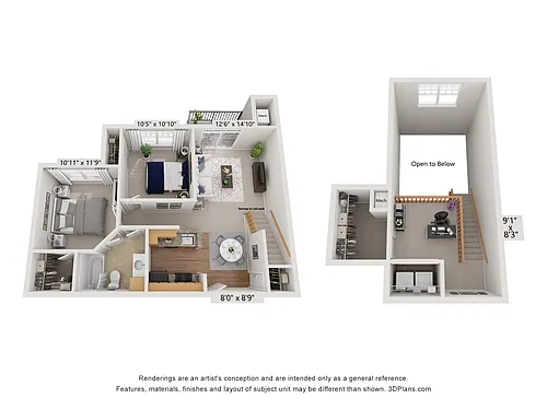 Floor plan B1 Loft