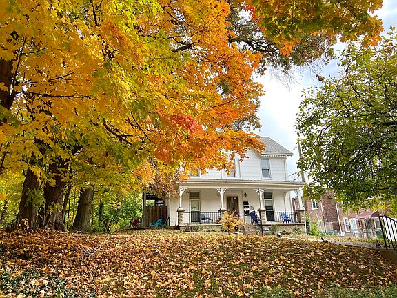 looking from the sidewalk