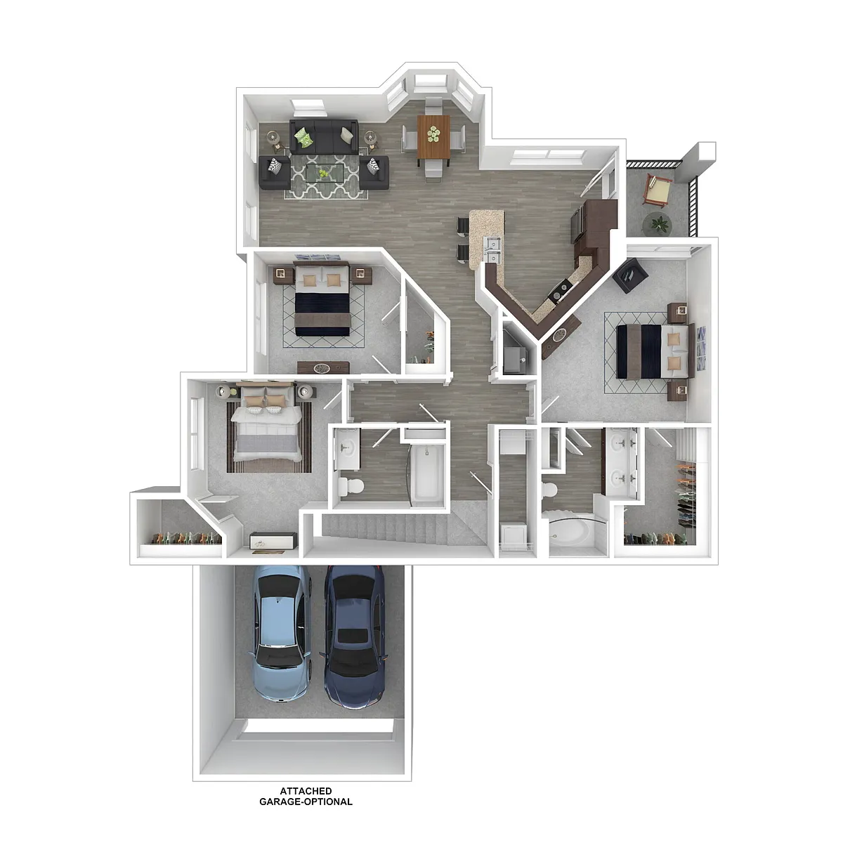 Floor plan Shafer Upper