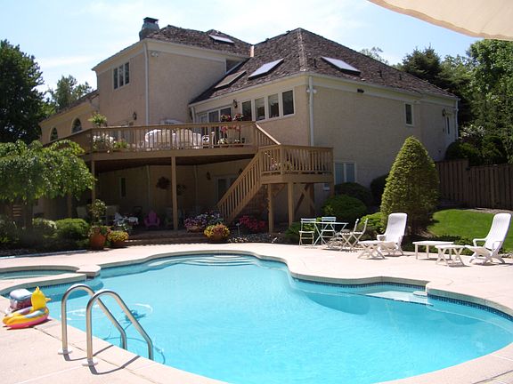 Back view and pool