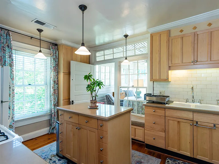 Kitchen
+Microwave
+Refrigerator
+New oven as of 2025
+Countertop dishwasher only