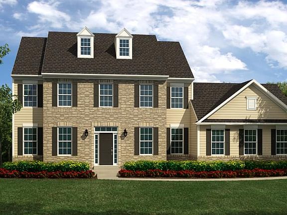 Elevation B - side load garage