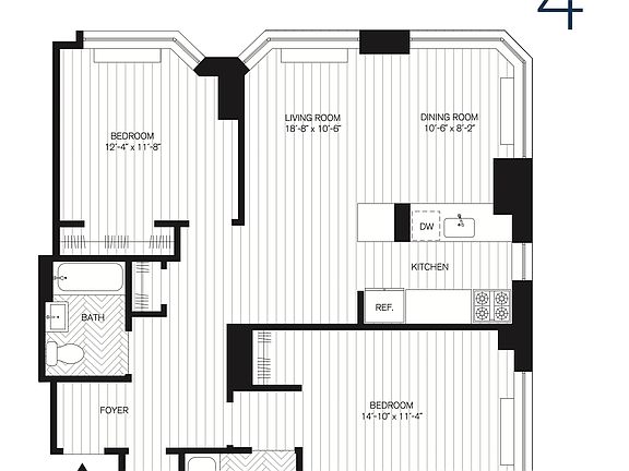 2nd image of 345 E 94th St APT 21C