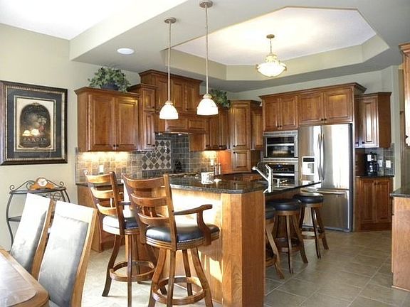 Granite counters through out home