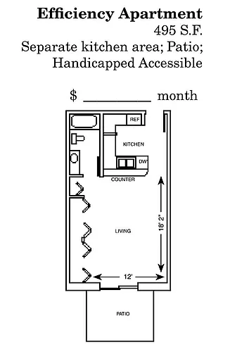 Floor plan Studio