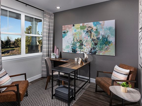 The Silver Sage floorplan modeled at Prospect Village at Sterling Ranch.