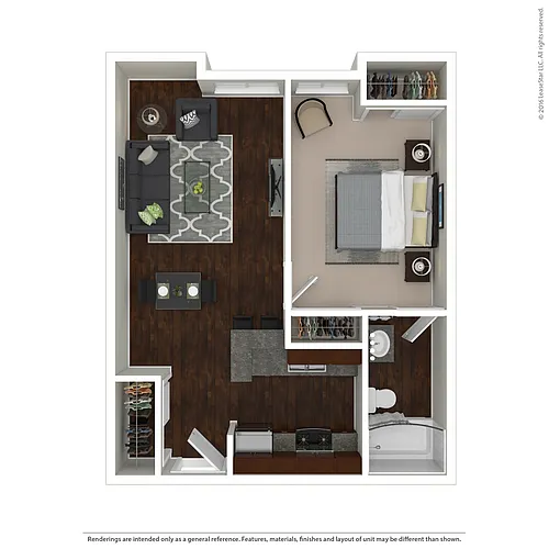 Floor plan 1x1M