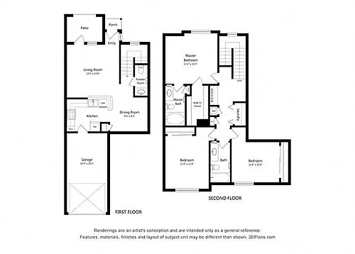 Floor plan Three Bedroom (C3)