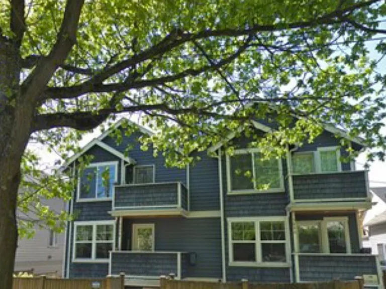 Front view of the house