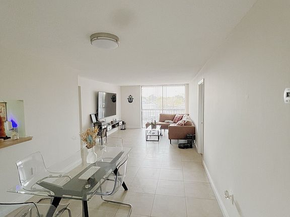 Spacious dining room.