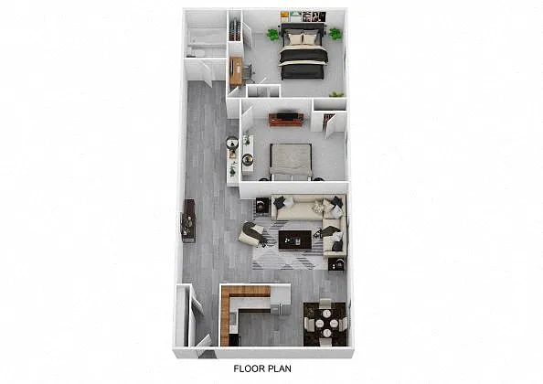 Floor plan 2 Bedroom