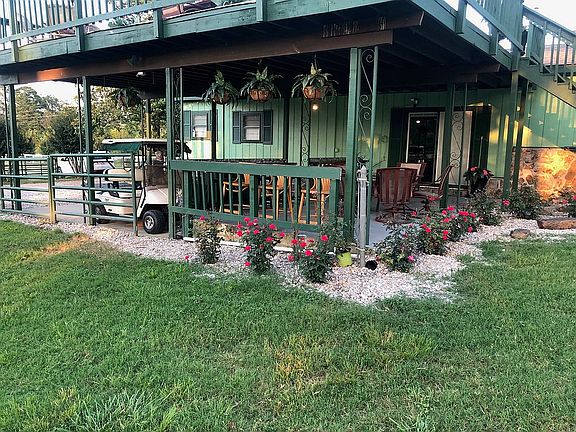 Carport and patio area