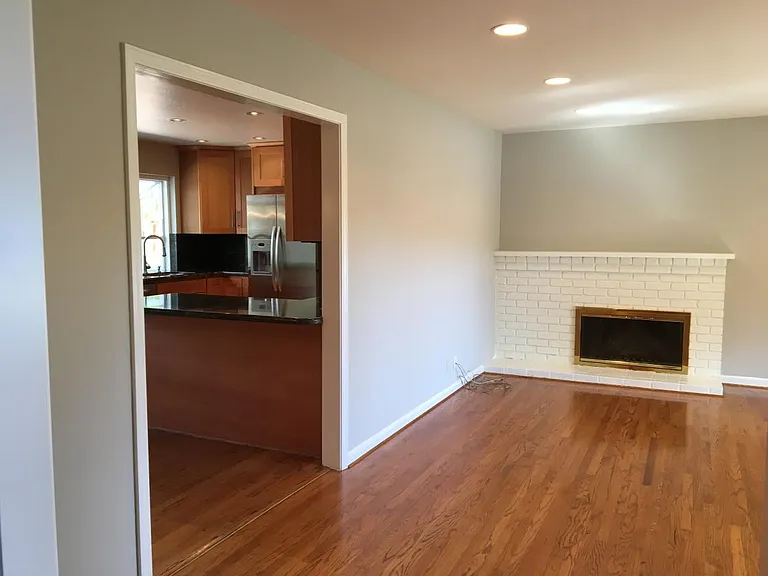 Living room from front entry hall.