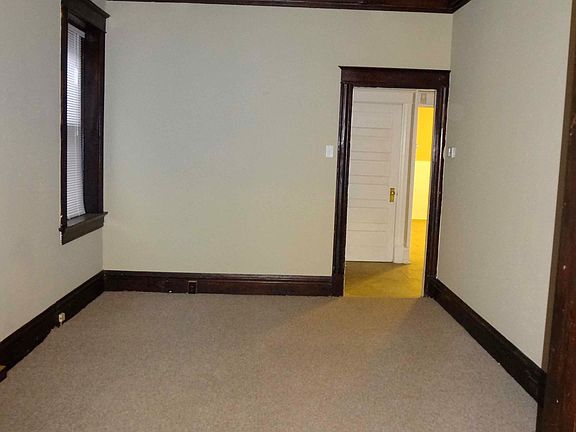 Dining room with beamed ceiling