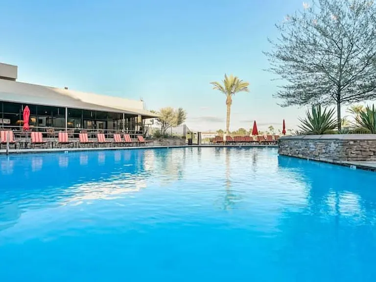 Resort Pool only about 100 yards from villa that owners and our guests have full access to.