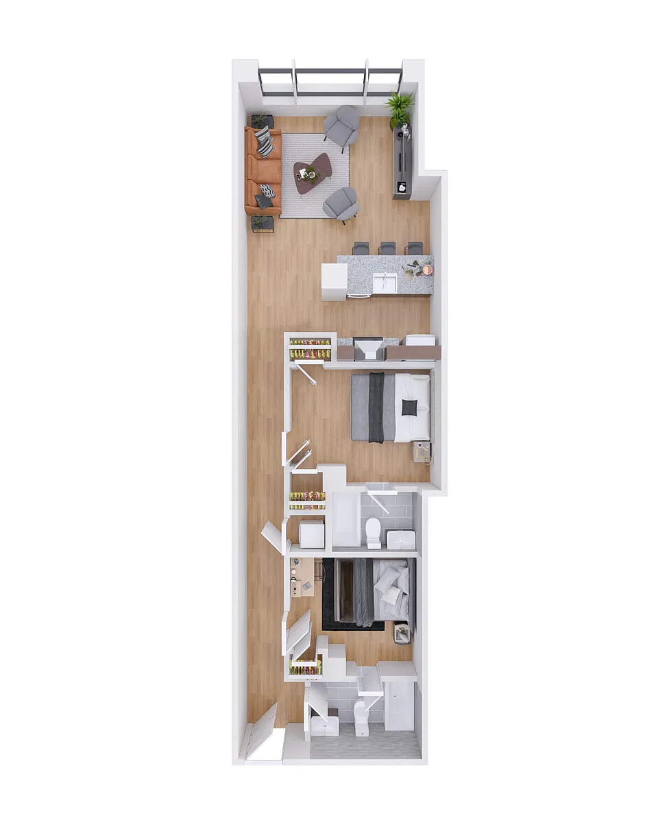 Floor plan 203