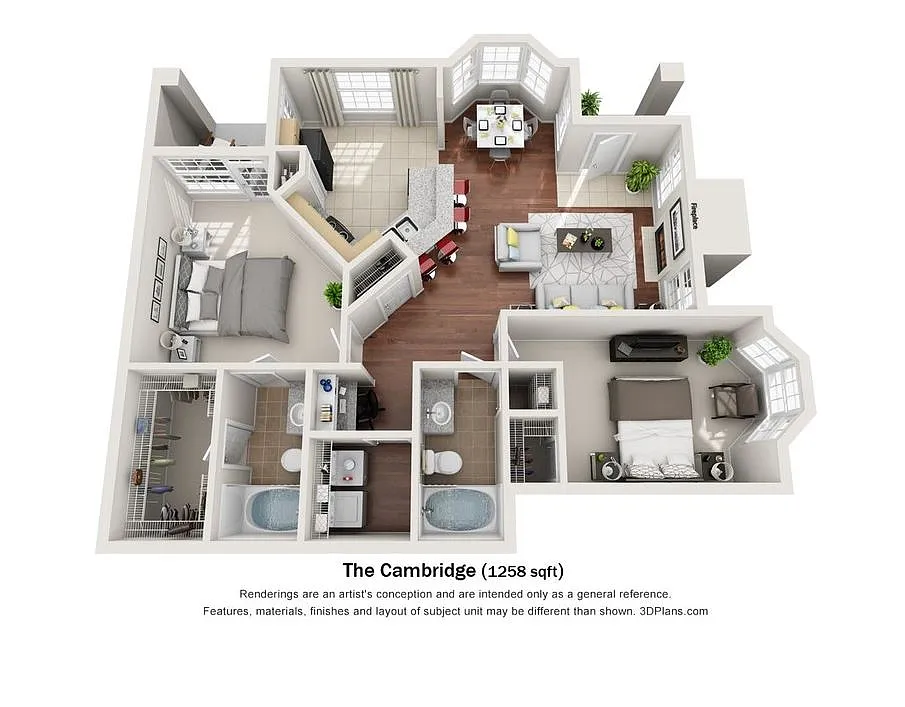 Floor plan Cambridge