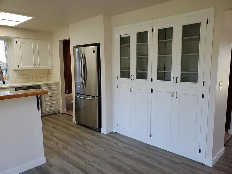 Dining area, looking towards kitchen