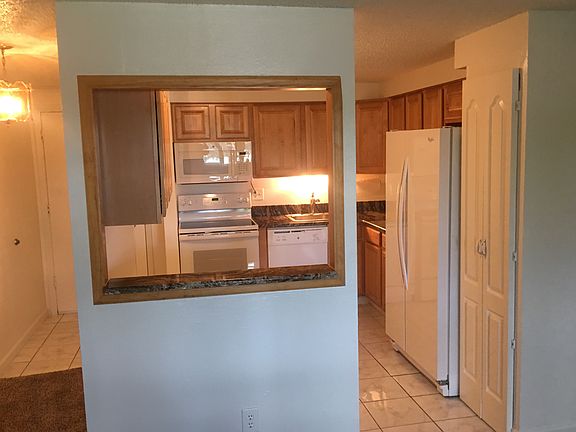 kitchen with hallway