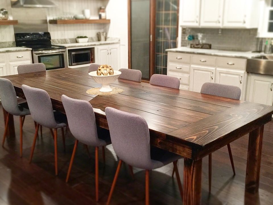 The remodeled kitchen. 