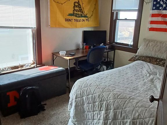 Unit is NOT furnished. Photo just gives you an idea of bedroom size.