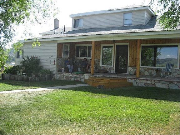 Rock Deck whith Log Poles