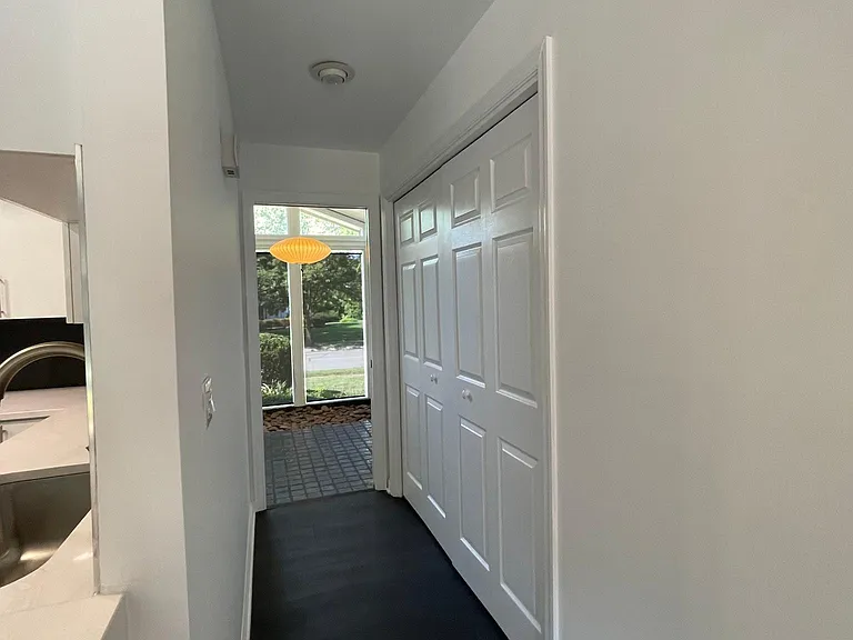Hallway from kitchen to entry way