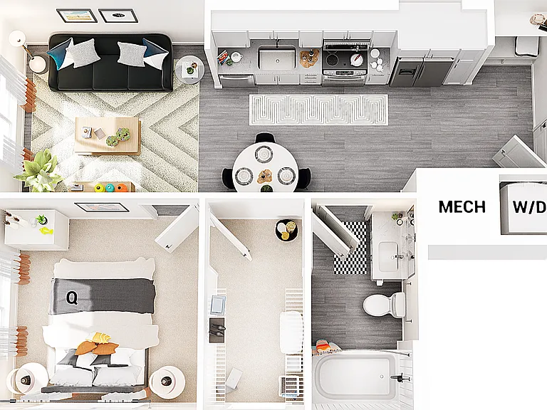 A1 floor plan Broadstone Craft