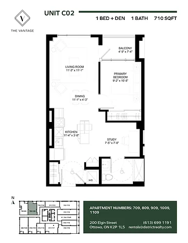 Floor plan 809