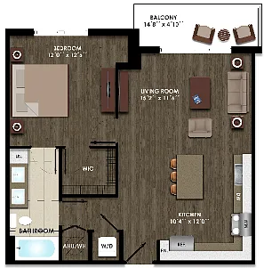 Floor plan A1-C
