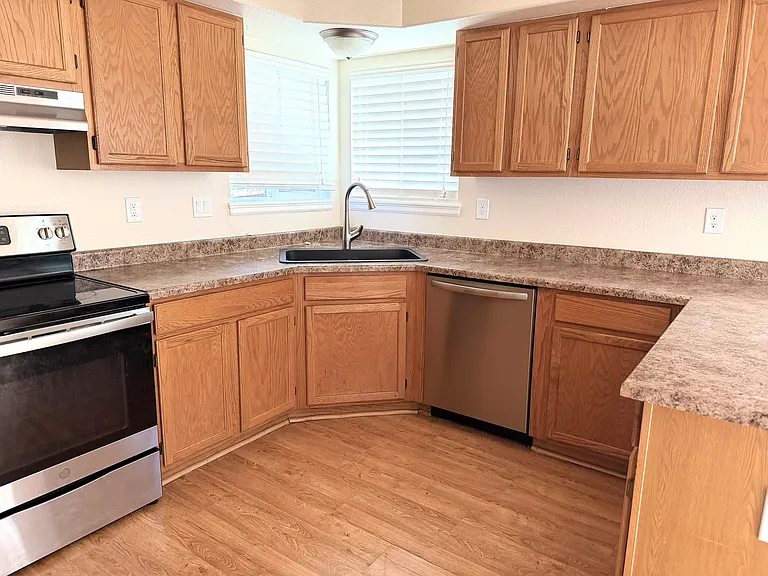 Open Kitchen: Stainless Steel Appliances