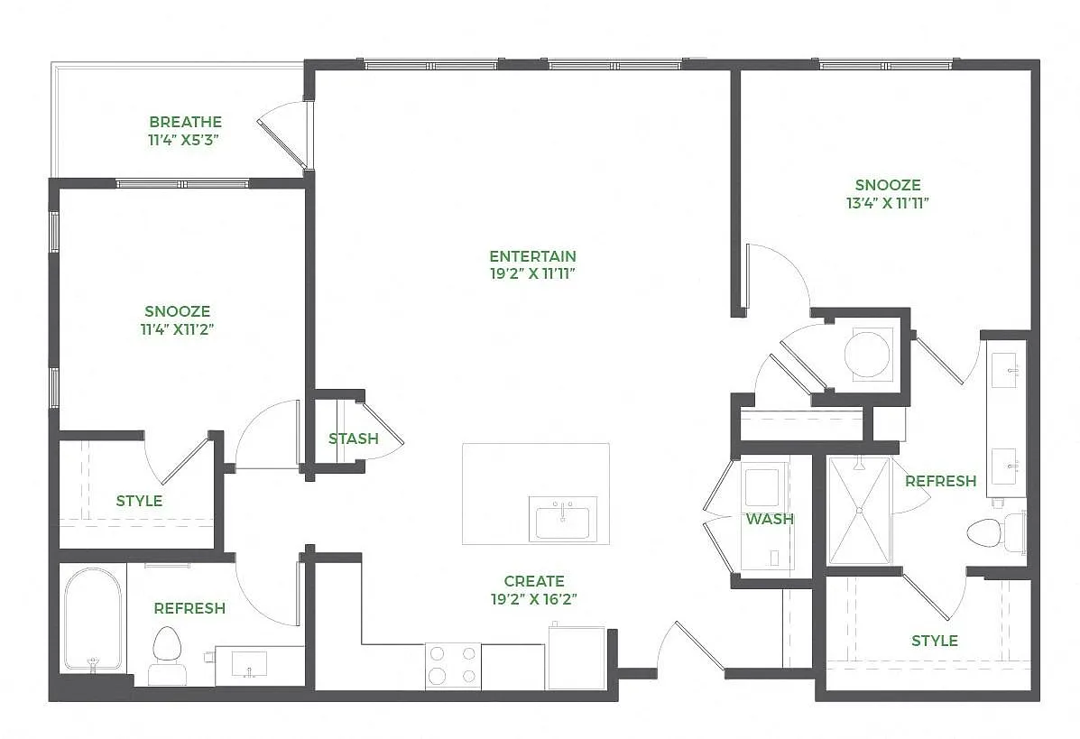 Floor plan B4