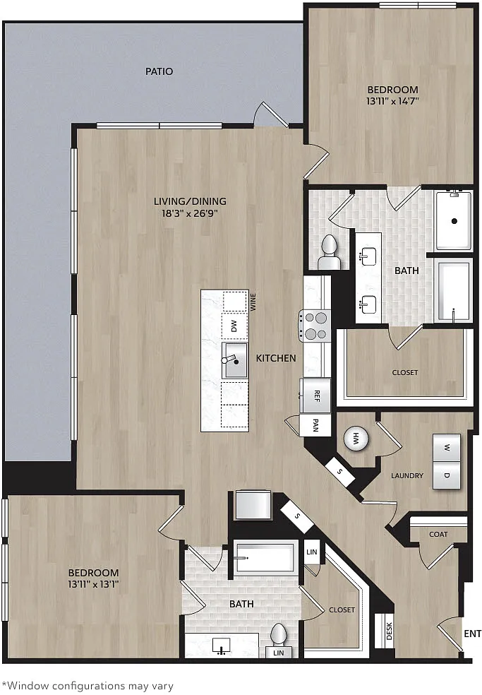 Floor plan P1