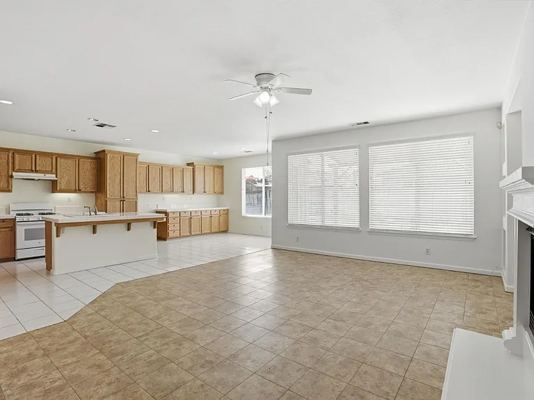 Back Family Room to Kitchen View