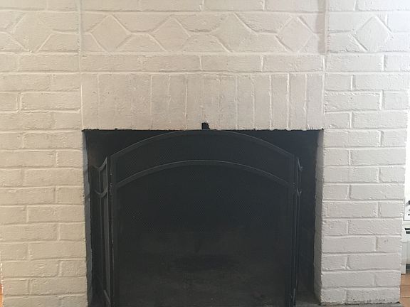 Wood burning fireplace in LR