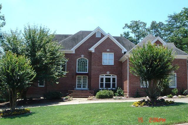 Front view of the home