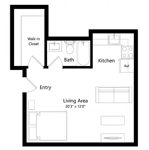 Floor plan S2-P